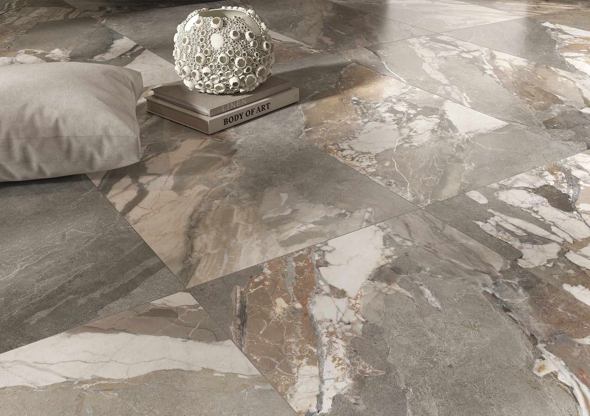 Dynasty Grey Polished/Matte 24x48 1 | Diversity Kitchen Bath & Tile