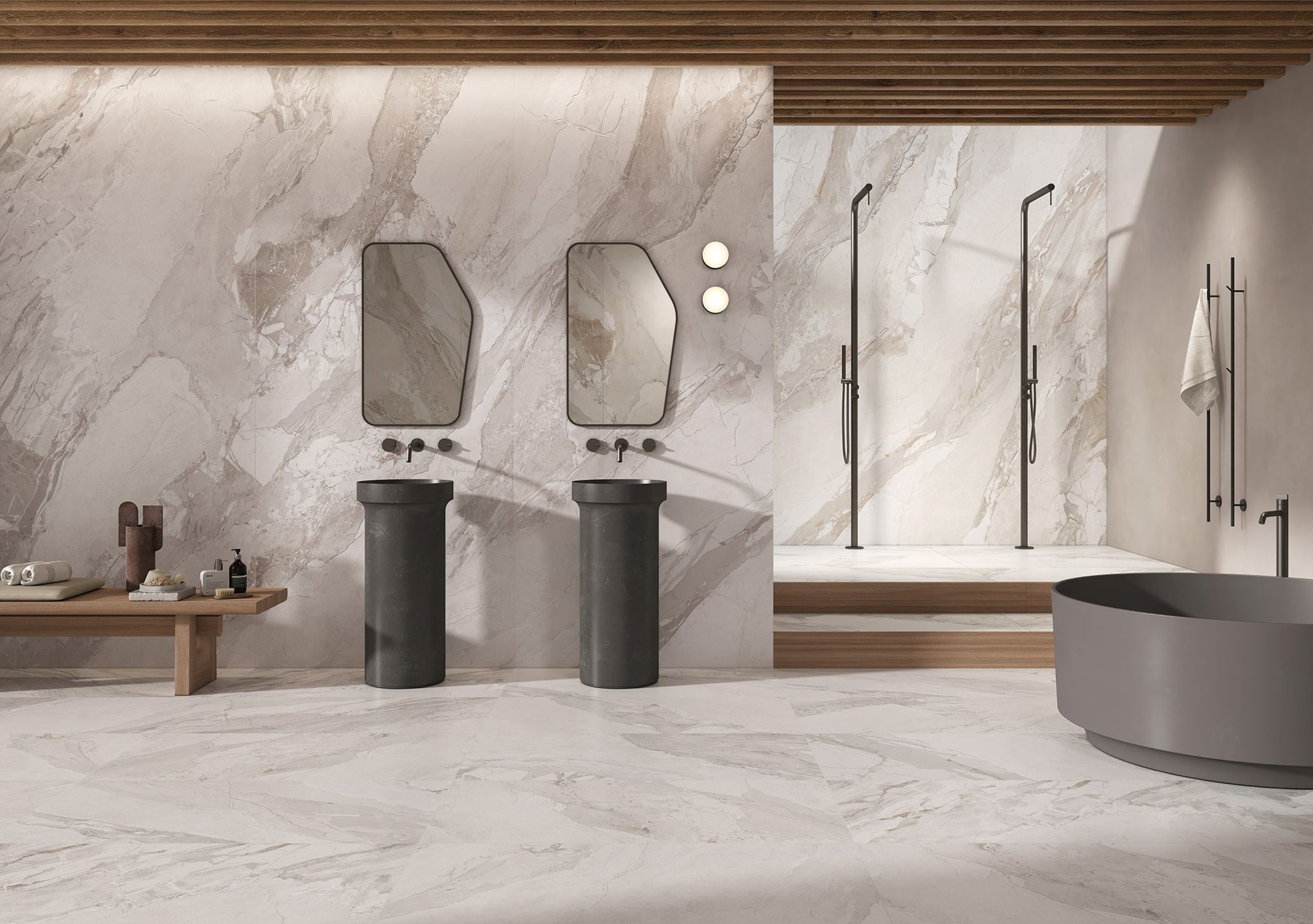 Dynasty White Polished/Matte 24x48 2 | Diversity Kitchen Bath & Tile