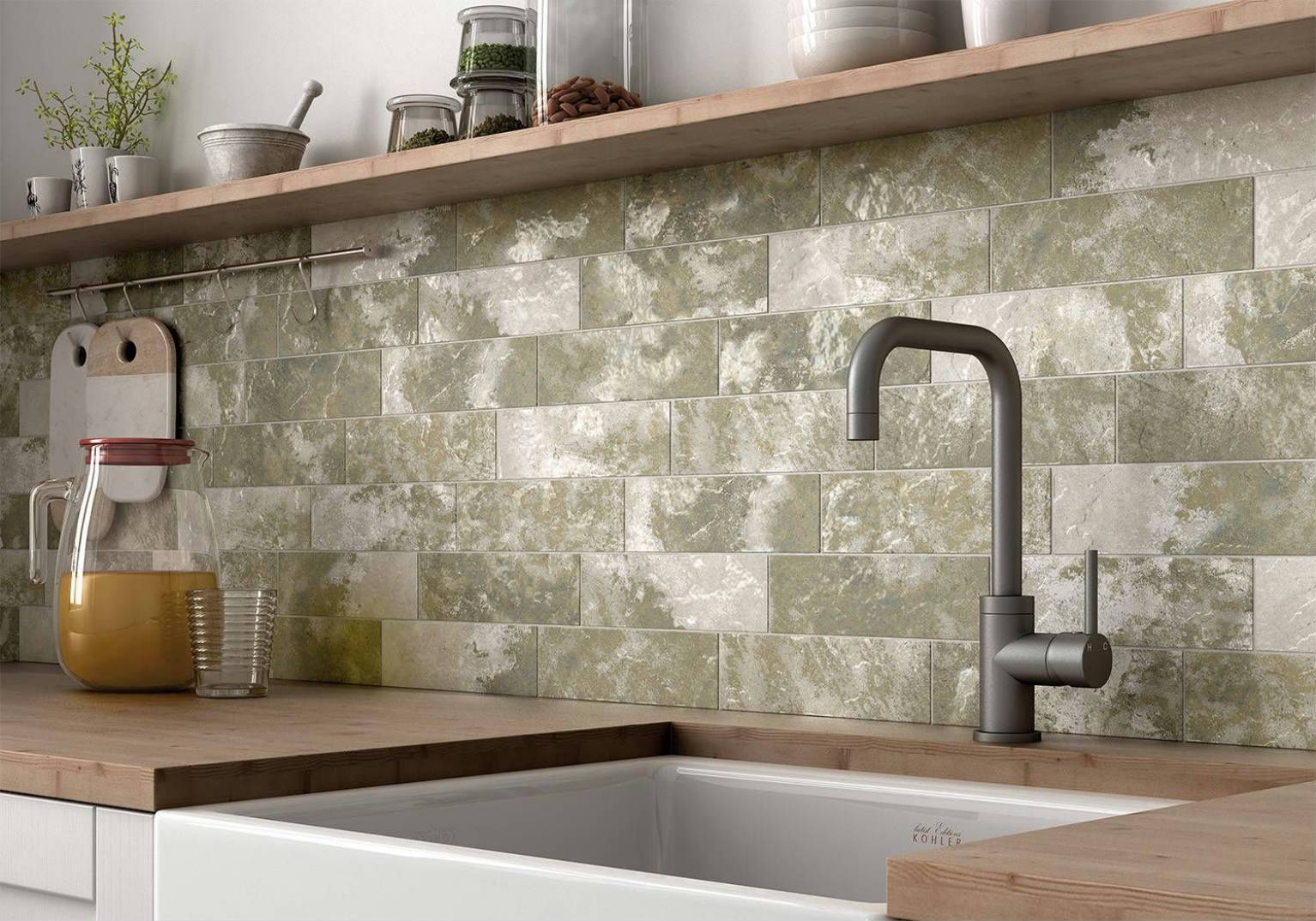 Madrid 3X9 Musgo | Diversity Kitchen Bath & Tile