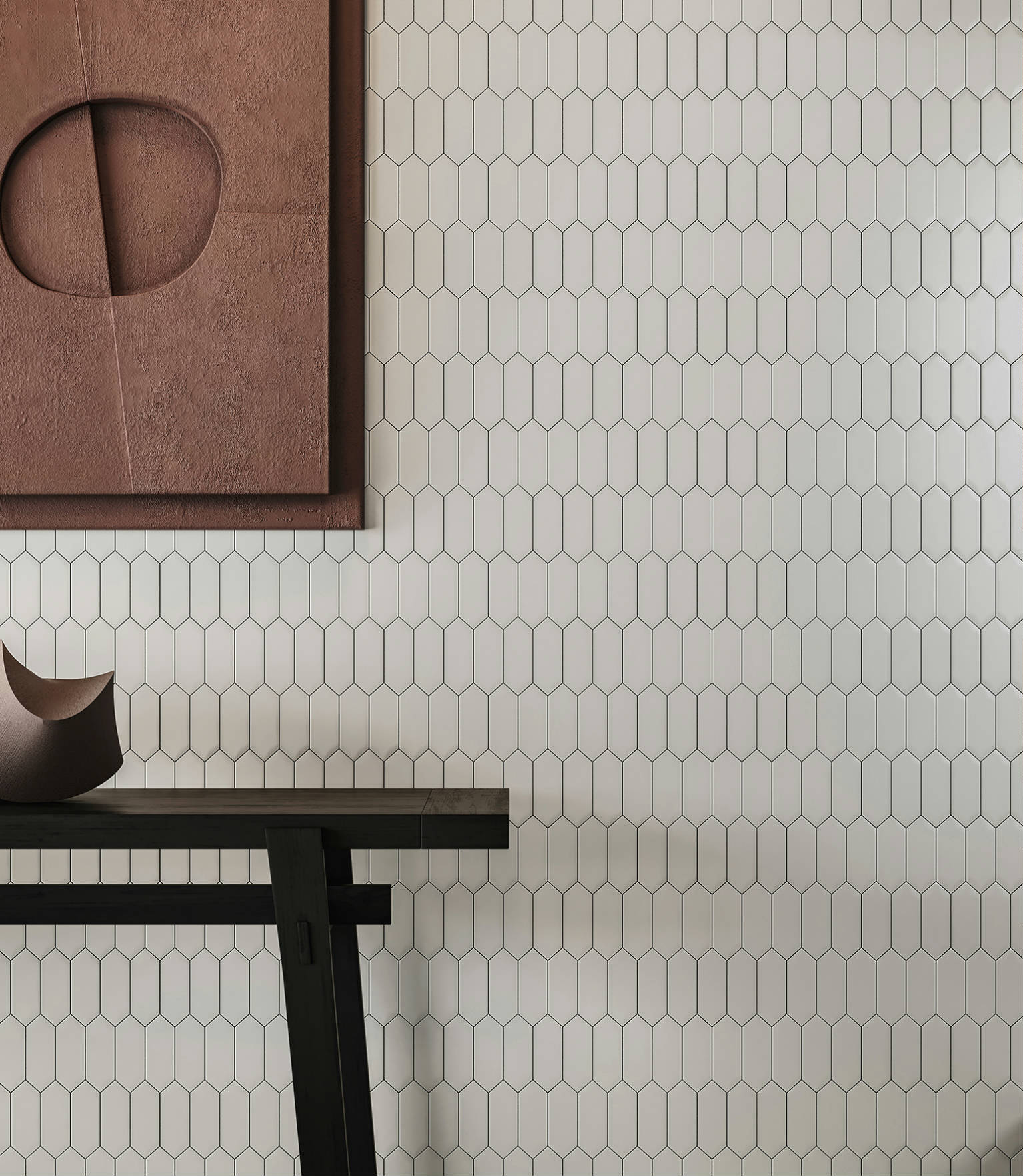 Traditions Vintage Grey Matte 2x5 Picket Mosaic 2 | Diversity Kitchen Bath & Tile