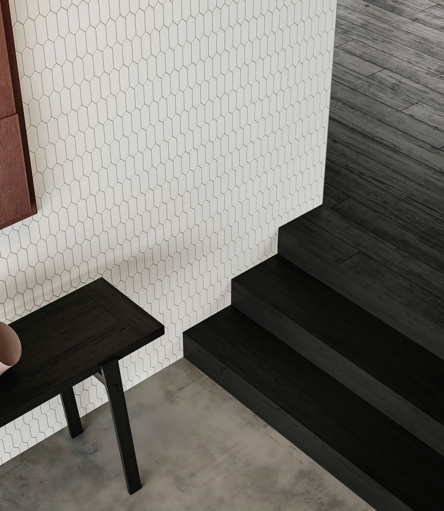 Traditions Vintage Grey Matte 2x5 Picket Mosaic 3 | Diversity Kitchen Bath & Tile
